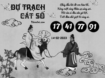 DỰ TRẠCH CÁT SỐ 14/02/2023