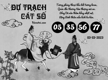 DỰ TRẠCH CÁT SỐ 03/03/2023