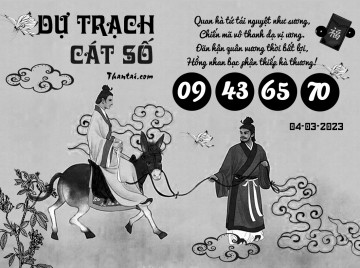 DỰ TRẠCH CÁT SỐ 04/03/2023