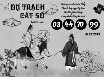 DỰ TRẠCH CÁT SỐ 18/03/2023