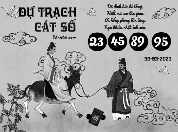 DỰ TRẠCH CÁT SỐ 30/03/2023