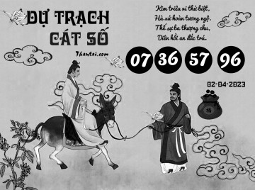 DỰ TRẠCH CÁT SỐ 02/04/2023