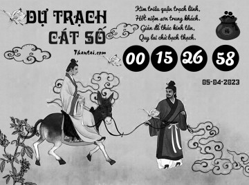 DỰ TRẠCH CÁT SỐ 05/04/2023