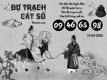 DỰ TRẠCH CÁT SỐ 13/04/2023