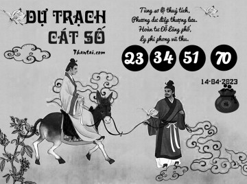 DỰ TRẠCH CÁT SỐ 14/04/2023