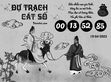 DỰ TRẠCH CÁT SỐ 19/04/2023