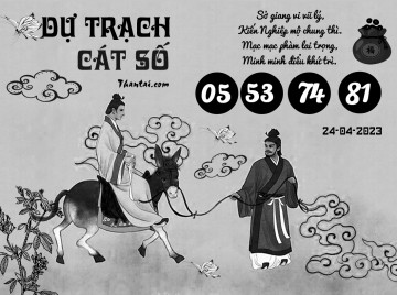 DỰ TRẠCH CÁT SỐ 24/04/2023