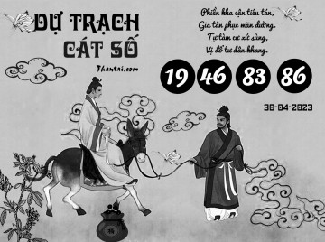 DỰ TRẠCH CÁT SỐ 30/04/2023