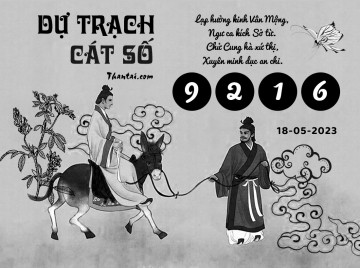 DỰ TRẠCH CÁT SỐ 18/05/2023