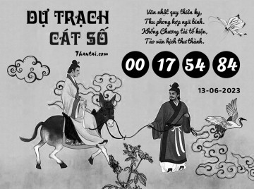 DỰ TRẠCH CÁT SỐ 13/06/2023