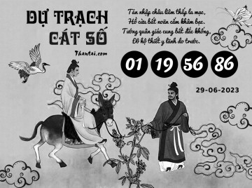 DỰ TRẠCH CÁT SỐ 29/06/2023