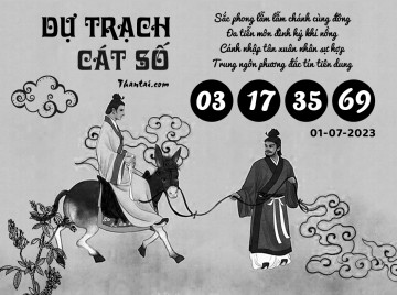 DỰ TRẠCH CÁT SỐ 01/07/2023