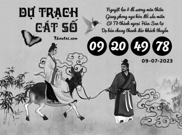 DỰ TRẠCH CÁT SỐ 09/07/2023