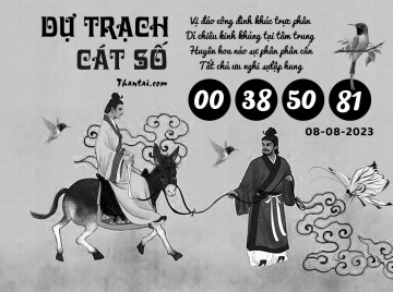 DỰ TRẠCH CÁT SỐ 08/08/2023