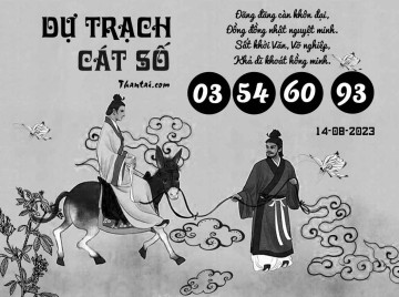 DỰ TRẠCH CÁT SỐ 14/08/2023