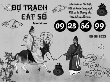 DỰ TRẠCH CÁT SỐ 05/09/2023