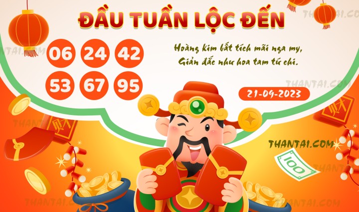 ĐẦU TUẦN LỘC ĐẾN 06/09/2023