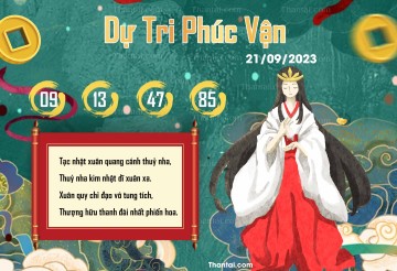 DỰ TRI PHÚC VẬN 21/09/2023