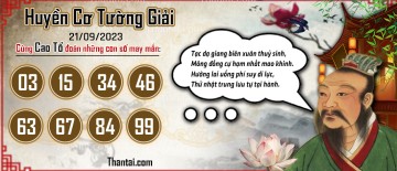 Huyền Cơ Tường Giải 21/09/2023