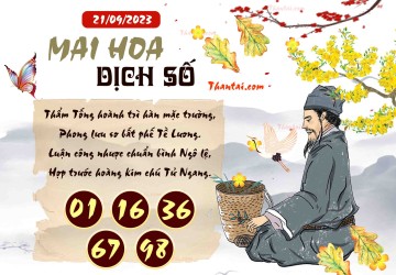 Mai Hoa Dịch Số 21/09/2023