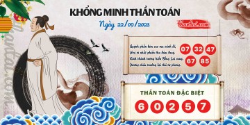 Khổng Minh Thần Toán 22/09/2023