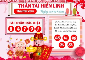 THẦN TÀI HIỂN LINH 22/09/2023