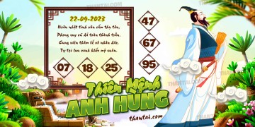 THIÊN MỆNH ANH HÙNG 22/09/2023