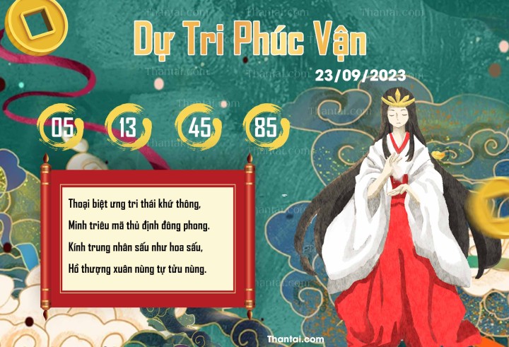 DỰ TRI PHÚC VẬN 08/09/2023