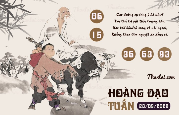 HOÀNG ĐẠO TUẦN 08/09/2023