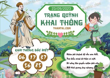 Trạng Quỳnh Khai Thông 23/09/2023