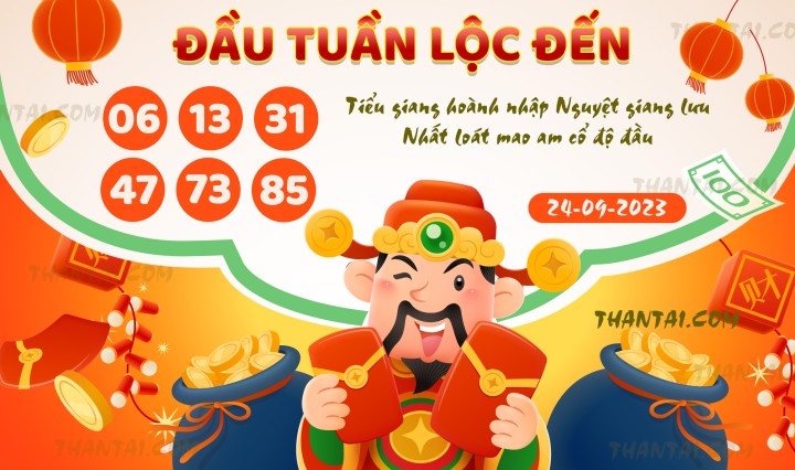 ĐẦU TUẦN LỘC ĐẾN 09/09/2023