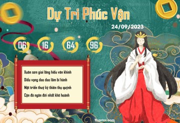 DỰ TRI PHÚC VẬN 24/09/2023