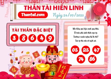 THẦN TÀI HIỂN LINH 24/09/2023