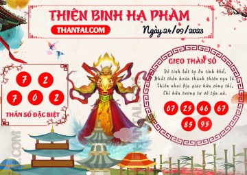 Thiên Binh Hạ Phàm 24/09/2023