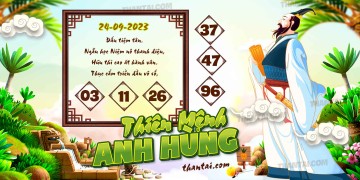 THIÊN MỆNH ANH HÙNG 24/09/2023