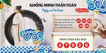 Khổng Minh Thần Toán 25/09/2023