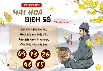 Mai Hoa Dịch Số 25/09/2023