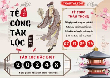 Tế Công Tán Lộc 25/09/2023