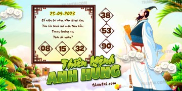 THIÊN MỆNH ANH HÙNG 25/09/2023