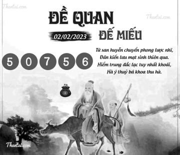 ĐỀ QUAN ĐẾ MIẾU 02/02/2023