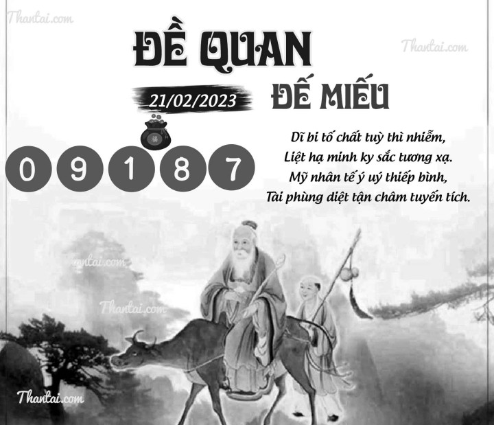 ĐỀ QUAN ĐẾ MIẾU 06/02/2023