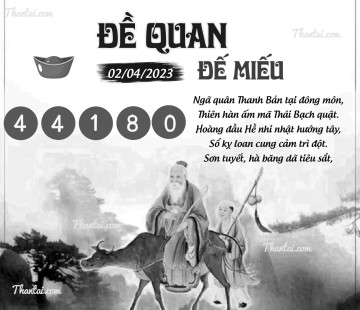 ĐỀ QUAN ĐẾ MIẾU 02/04/2023