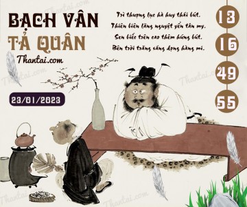 Bạch Vân Tả Quân 23/01/2023