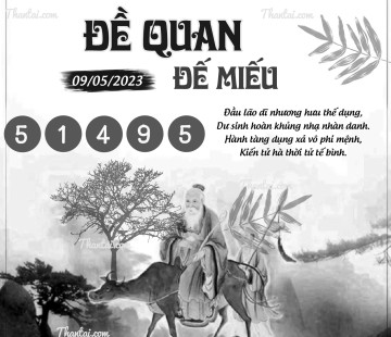 ĐỀ QUAN ĐẾ MIẾU 09/05/2023