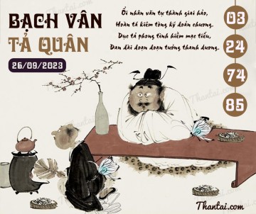 Bạch Vân Tả Quân 26/09/2023