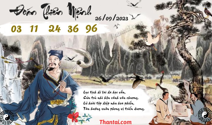 Đoán Thiên Mệnh 11/09/2023