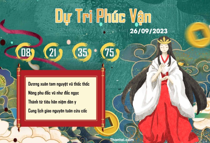 DỰ TRI PHÚC VẬN 11/09/2023