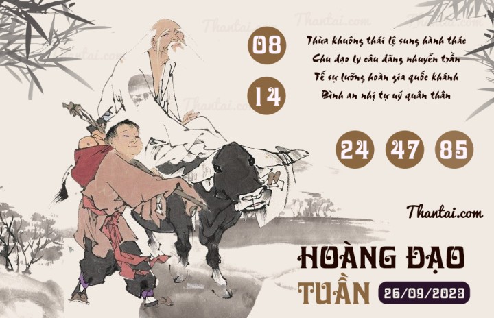 HOÀNG ĐẠO TUẦN 11/09/2023