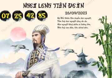 Ngọa Long Tiên Đoán 26/09/2023