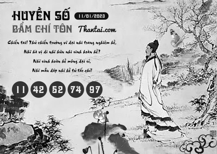 HUYỀN SỐ BẨM CHÍ TÔN 01/01/2023